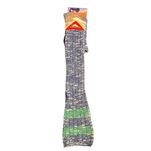 High Sierra Blue and Green Socks over the knee sock